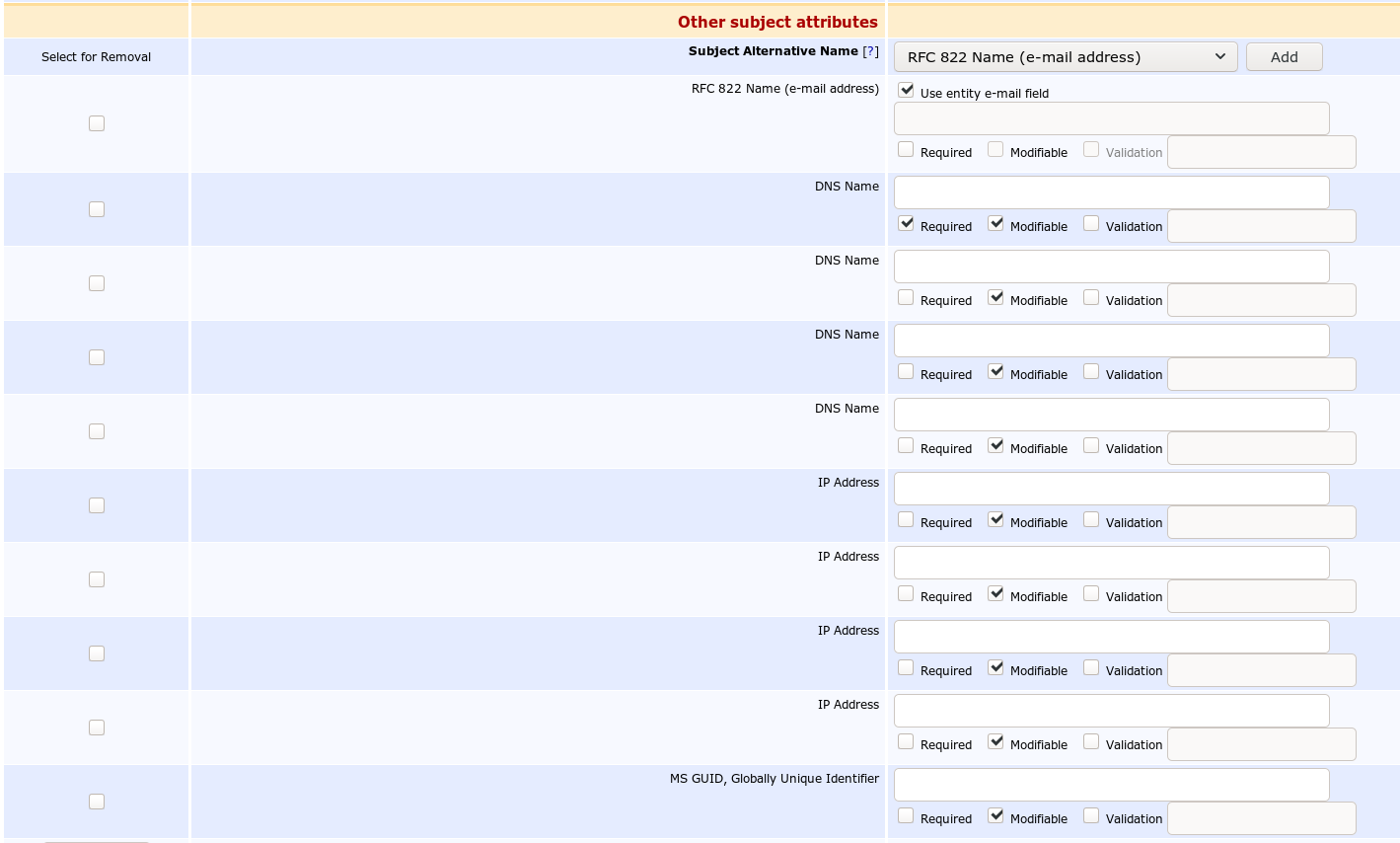 Entity Profile Server